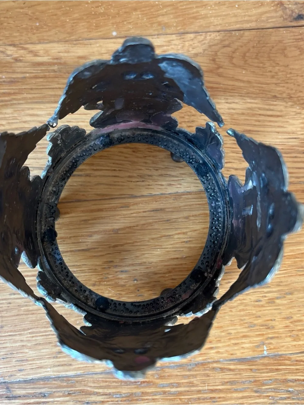 Silver Angel Candle Holder